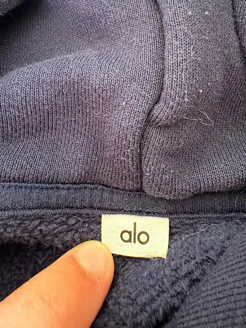 ALO Yoga Navy Blue Hoodie